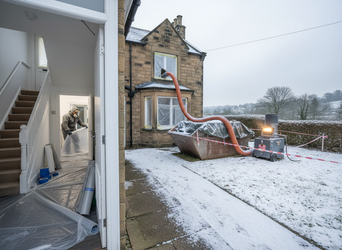 Preparing Your Home for Spray Foam Removal During Winter Months