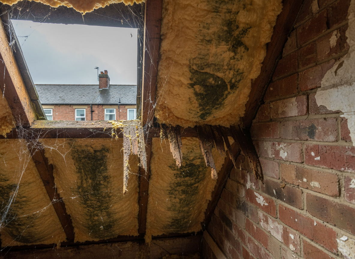Signs Your Spray Foam Needs Removing in Huddersfield Terraced Homes