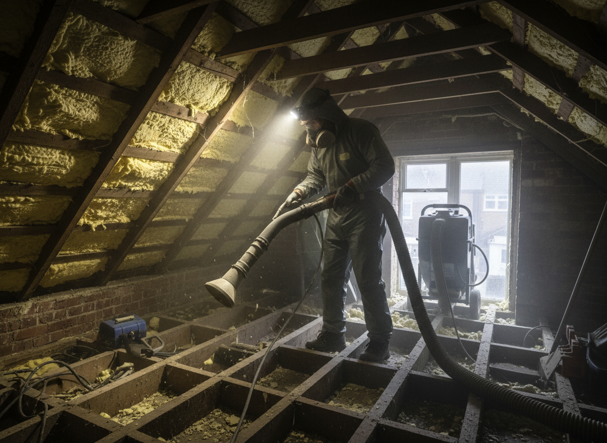 Residential Spray Foam Removal in Huddersfield, West Yorkshire
